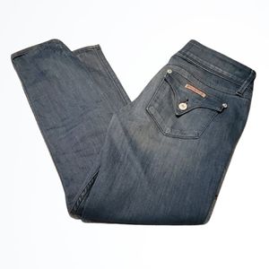 Hudson Collin Mid-Rise Light Blue Skinny Jeans Size 27 Waist 29 In Inseam 26 In